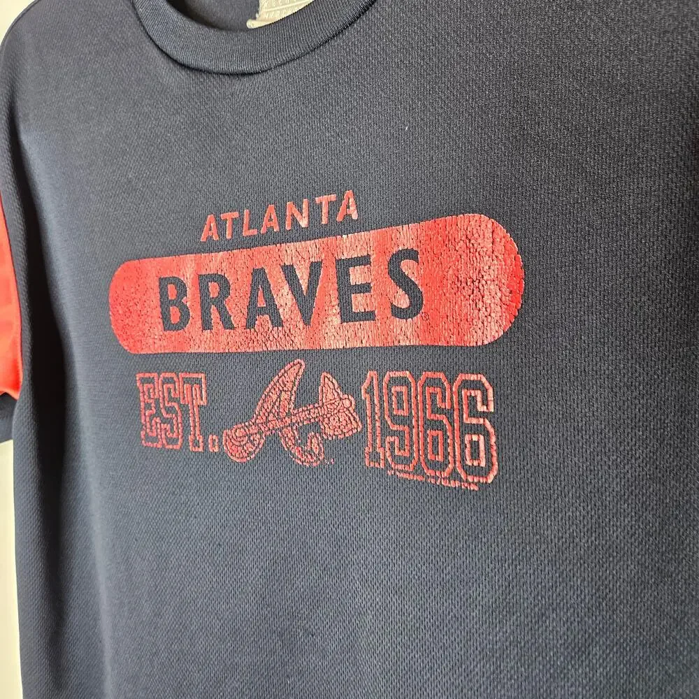 Genuine Merchandise Atlanta Braves Jersey T shirt size 10/12.